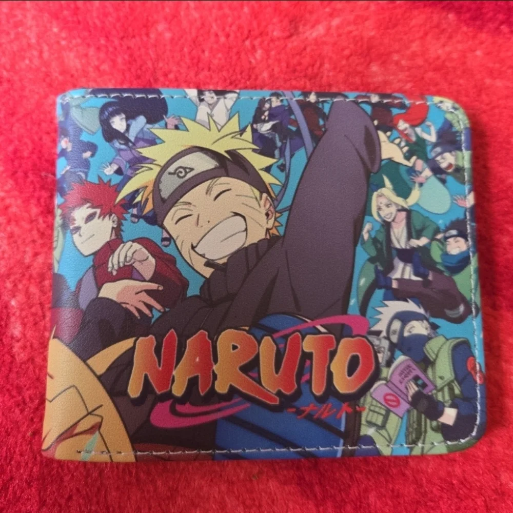 New Naruto anime manga leather wallet